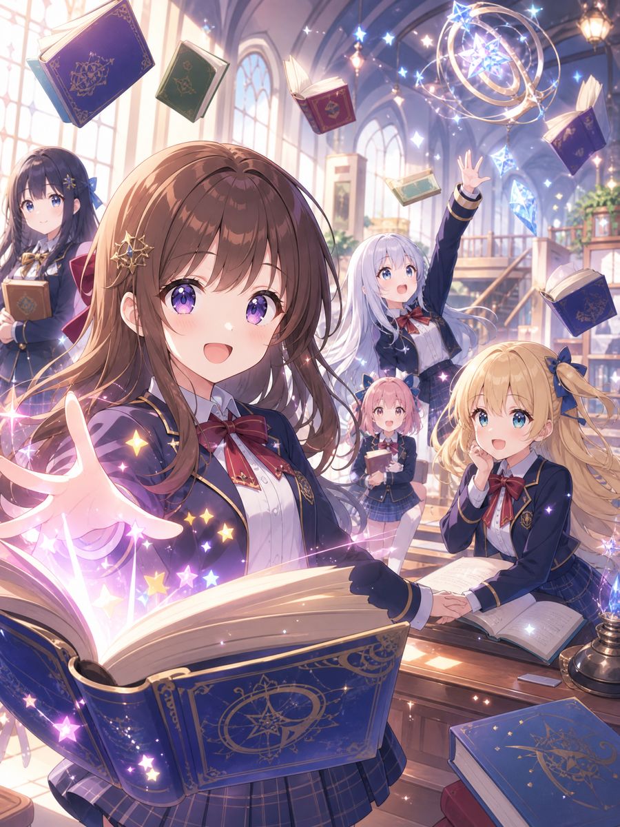 男同视频动漫教程-魔法学院少女觉醒篇